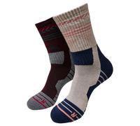 Urban Classics Hiking Performance Socks 2-Pack Chaussettes, Black/unionbeige, 43-46 Mixte