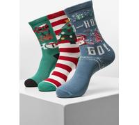 Urban Classics Chaussettes Ho Ho Ho Christmas 3 Paires
