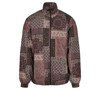 Urban Classics Veste Track 90´s Homme Bandana AOP Brun foncé/baie/blanc Taille L