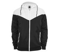 Urban Classics Homme Arrow Windrunner VESTE, Multicolore (Blk/Wht), S EU