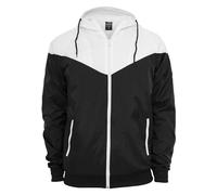 Urban Classics Homme Arrow Windrunner VESTE, Multicolore (Blk/Wht), S EU