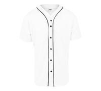 Urban Classics Homme Baseball Mesh Jersey T shirt, Multicolore - Mehrfarbig (Wht/Blk 224), XL EU