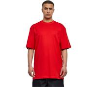 Urban Classics Homme Basic Crew Neck Tall Tee T shirt, Rouge, 6XL Grande taille EU