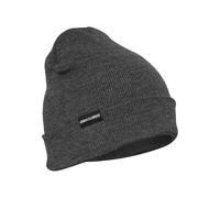 Urban Classics Homme Basic Flap Beanie Bonnet Tricoté, Gris (Charcoal 91), Taille Unique EU