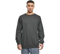 Urban Classics Homme Basic Terry Crew Maillot de survtement, Gris (Charbon 00091), 4XL Grande taille EU