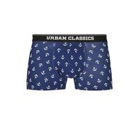 Urban Classics Boxers homme lot de 5 Anchor AOP - Noir/Bleu/Gris - XL