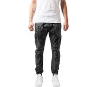 Urban Classics Homme Camo Cargo Jogging Pantalons, Grey Camo, 36 EU