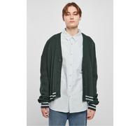 Urban Classics - Homme - Cardigan sporty à manches courtes - vert bouteille - XL