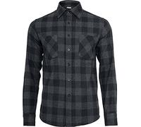 Urban Classics Homme Checked Flanell Shirt Chemise, Blk/Cha, S EU