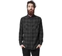 Urban Classics Homme Checked Flanell Shirt Chemise, Blk/Cha, S EU