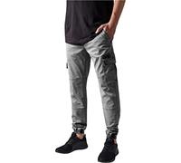 Urban Classics Homme De Jogging Cargo En Sergé Délavé Pantalon, Gris - Grau (Grey 111), S EU