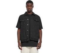 Urban Classics Homme Denim Veste sans manche, Noir (Blackraw 12), XXL EU