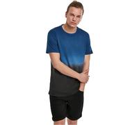 Urban Classics Homme Dip Dyed Tee T Shirt, Multicolore (Midnight Navy/Black 02043), S EU