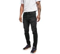 Urban Classics Homme Heavy Destroyed Slim Fit Jeans Pantalons, Realblk Heavy Destroyed Washed, 32W / 33L