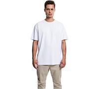 URBAN CLASSICS T-Shirt Oversize pour Homme, Tissu Epais, Coupe large, Manches Courtes, Heavy Oversized Tee, 90% Coton, 10% Viscose, White, Taille 4XL