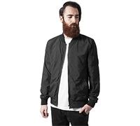 Urban Classics Homme Light Jacket Veste Bomber, Noir (Black), L EU