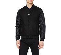 Urban Classics Oldschool College Jacket Noir 3XL Homme