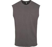 Urban Classics Homme Open Edge Sleeveless Tee T shirt, Urban Classics Open Edge Sleeveless Tee T-shirt Homme, Gris (Dark Shadow), M EU