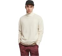 Urban Classics Homme Pull À Col Roulé Surdimensionné Maillot de survêtement ,Sable Blanc,4XL