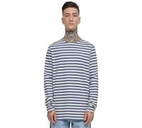 Urban Classics Homme Regular Stripe L T-Shirt, Bleu, S EU