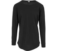 Urban Classics Homme Shaped Fashion Long Sleeve Tee T shirt, Noir (Schwarz), S EU