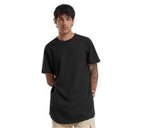 Urban Classics Homme Shaped Long Tee Manches Courtes Ourlet Arrondi Col Rond Basique Streetwear Minimaliste 100 Coton Jersey, Noir (Black 7), M EU
