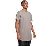 Urban Classics T-shirt – Shaped Long Tee Homme – Gris – Coupe ajustée, 100% coton – XS
