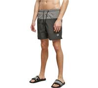 Urban Classics – Short de bain homme Block Maillot – Blackbird/Asphalte – XL EU