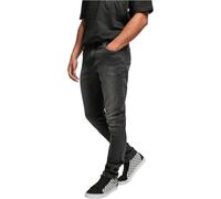 Urban Classics Homme Slim Fit Zip Jeans Pantalons ,Couleur : Noir Délavé,32W