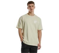 Urban Classics Homme T-Shirt UC WEAVY LOGO HEAVYY OVERSIZE - Coupe Relaxed