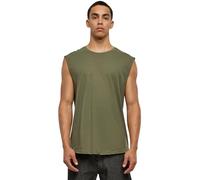 Urban Classics Homme T-shirt Sans Manches À Bord Ouvert T shirt, Vert (Olive 176), M EU