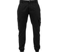 Urban Classics Homme Washed Cargo Twill Jogging Pantalon, Noir - Noir (7), L EU