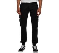 Urban Classics Washed Cargo Twill Jogging Pants Pantalon Homme - Noir - Noir (7) - 34