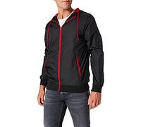 Build Your Brand Blouson Windrunner Homme Multicolore (Blk/Red) XXX-Large