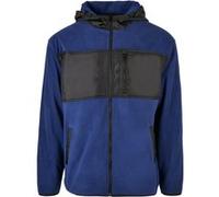 Urban Classics Veste en polaire bleu / noir, Taille XL