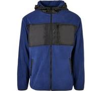 Urban Classics Hooded Micro Fleece Jacket Space Blue Taille: XXL | Vestes légères Outlet | Homme | Bleu