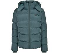Urban Classics Hooded Puffer Jacket Vestes, Bottlegreen, XL Homme