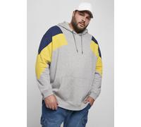 Urban Classics Hoodie Oversize 3-Tone Hoody Grey/Honey/Darkblue M