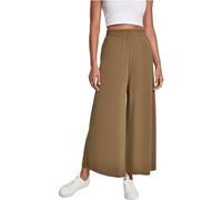 Urban Classics Hose Ladies Modal Culotte Pantalon, summerolive, L Femme