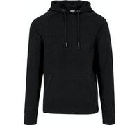 Urban Classics Imitation Suede Hoody Black Taille: S | Sweatshirts à capuche Outlet | Unisex | Le Noir