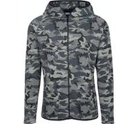 Urban Classics Interlock Camo Zip Jacket Dark Camo Taille: S | Vestes militaires Outlet | Unisex | Marron