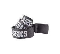 Urban Classics Ceinture Logo Jaquard, Multicolore (Noir/Blanc 00703), 120 cm Homme