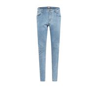 Pantalon jeans Urban Classics slim fit zip Bleu 28x32