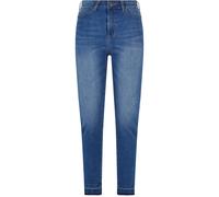 Urban Classics Skinny Open Hem High Waist Jeans Bleu 28 Femme