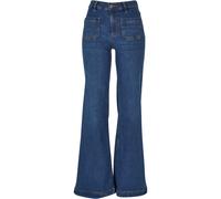 Urban Classics Vintage Flared Jeans Bleu 28 Femme