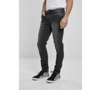 Urban Classics Jean Slim Fit Zip Real Black Washed Noir Taille 29 Longueur 32