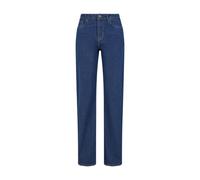 URBAN CLASSICS Jean en denim pour femme, coupe droite, bleu moyen foncé lavé, Taille 30