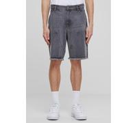 Urban Classics Open Edge Two Knee Denim Shorts Gris 30 Homme