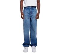Urban Classics Jean homme denim lourd coupe baggy bleu moyen délavé Taille 30