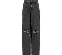 Urban Classics Distressed 90´s Wide Leg Jeans Gris 26 Femme
